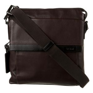 Tumi leather messenger bag NEW condition